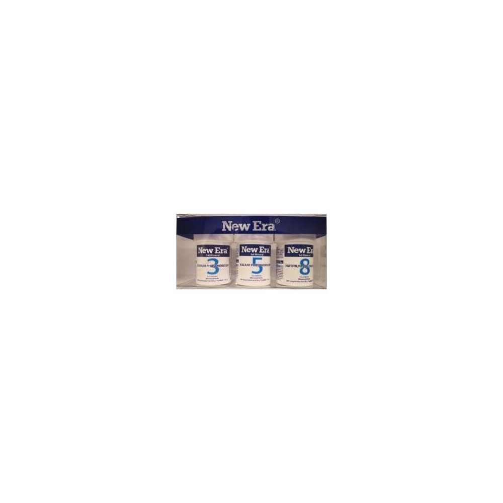 Schüssler Pack Vitalidad Sales Nro3 + Nro5 + Nro8
