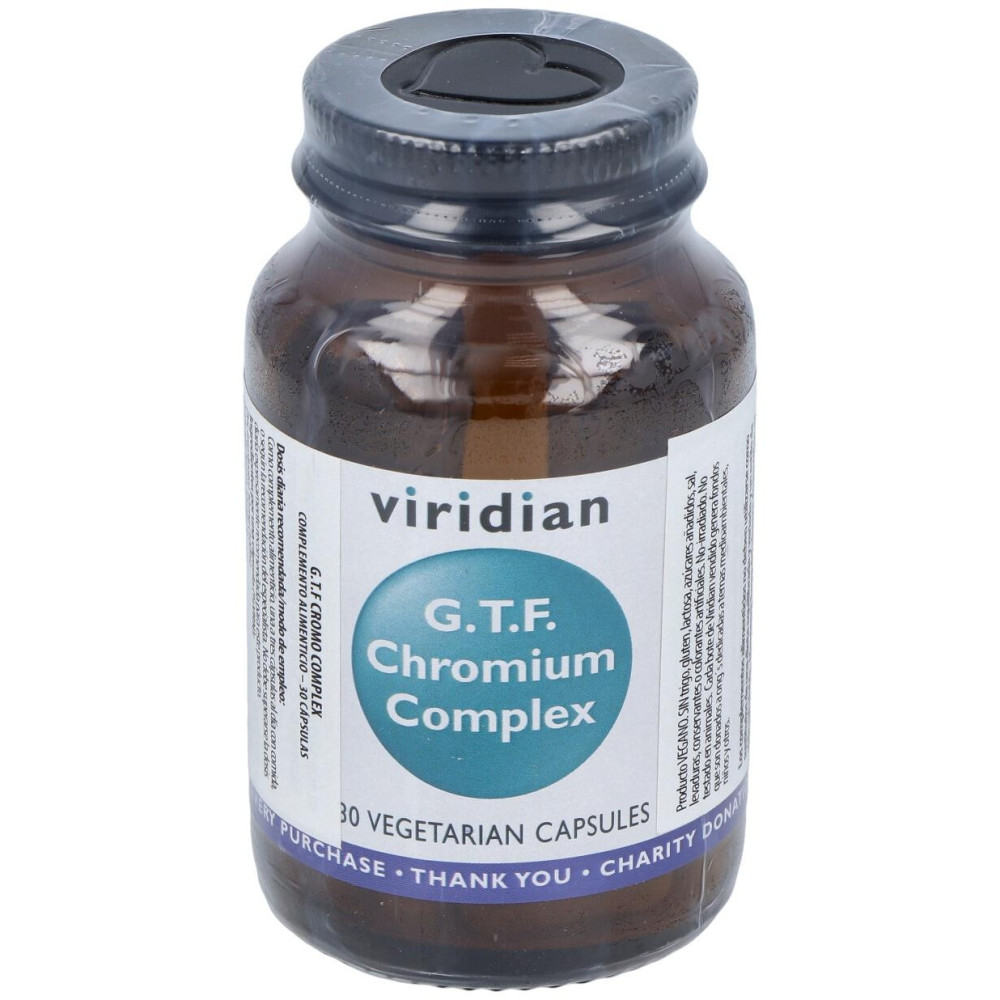 Viridian Complejo De Cromo G.T.F 30Cáps