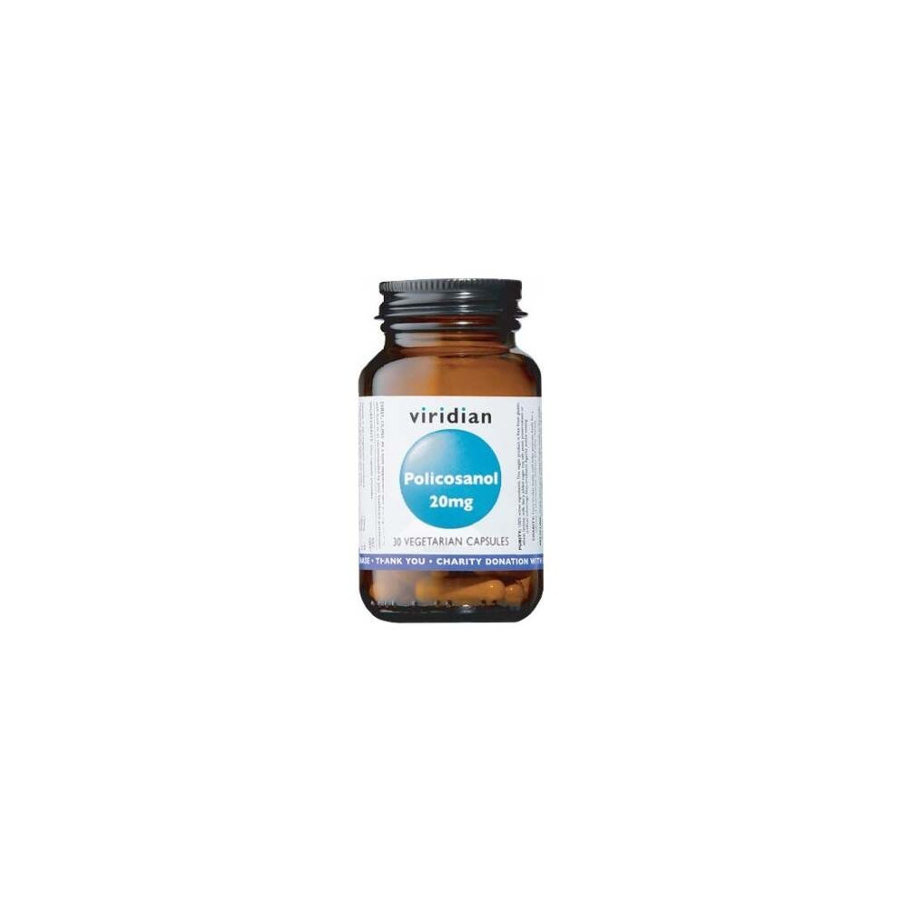 Viridian Policosanol 20Mg 30Caps