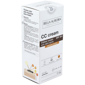 Bella Aurora Cc Cream Crema Color Anti-Manchas Spf50+ Tono Medio 30Ml