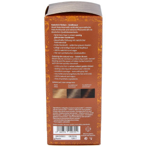 Khadi Tinte Castaño Dorado 100% Vegetal 100G