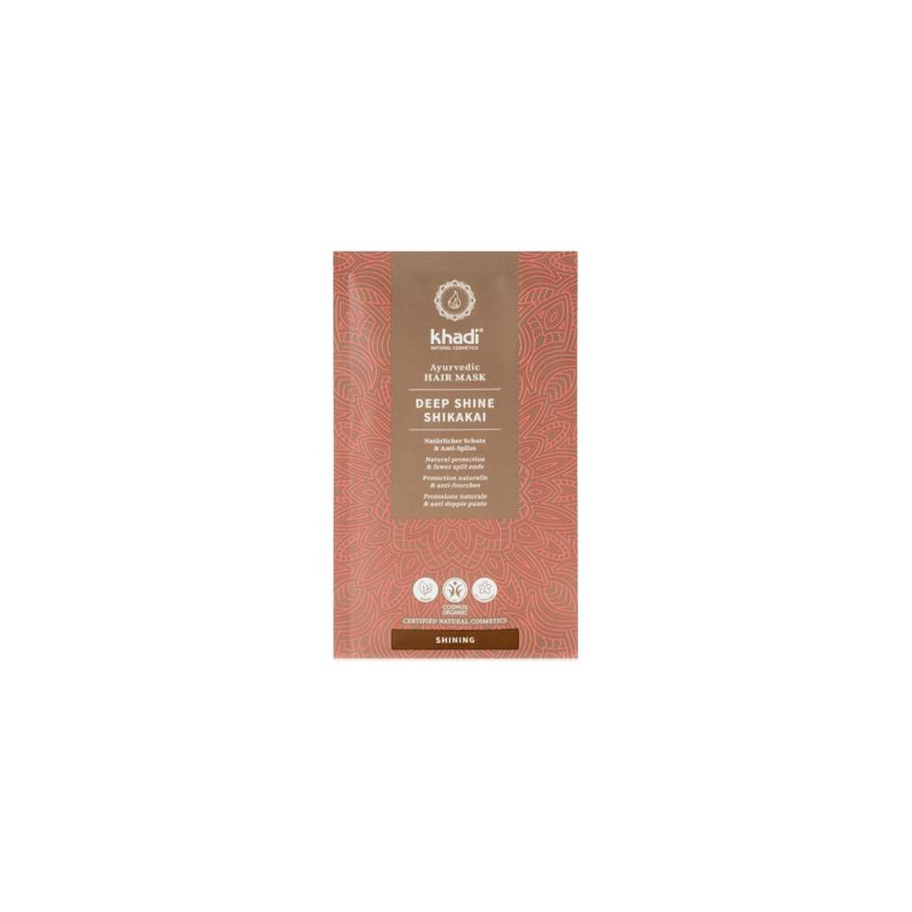 Khadi Mascarilla Capilar Brillo Profundo-Shikakai En Polvo Sobre 50G
