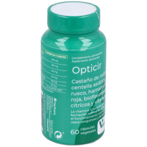 Opticir Castaño-Centella-Ruscus-Vid-Hamameli 60Cap