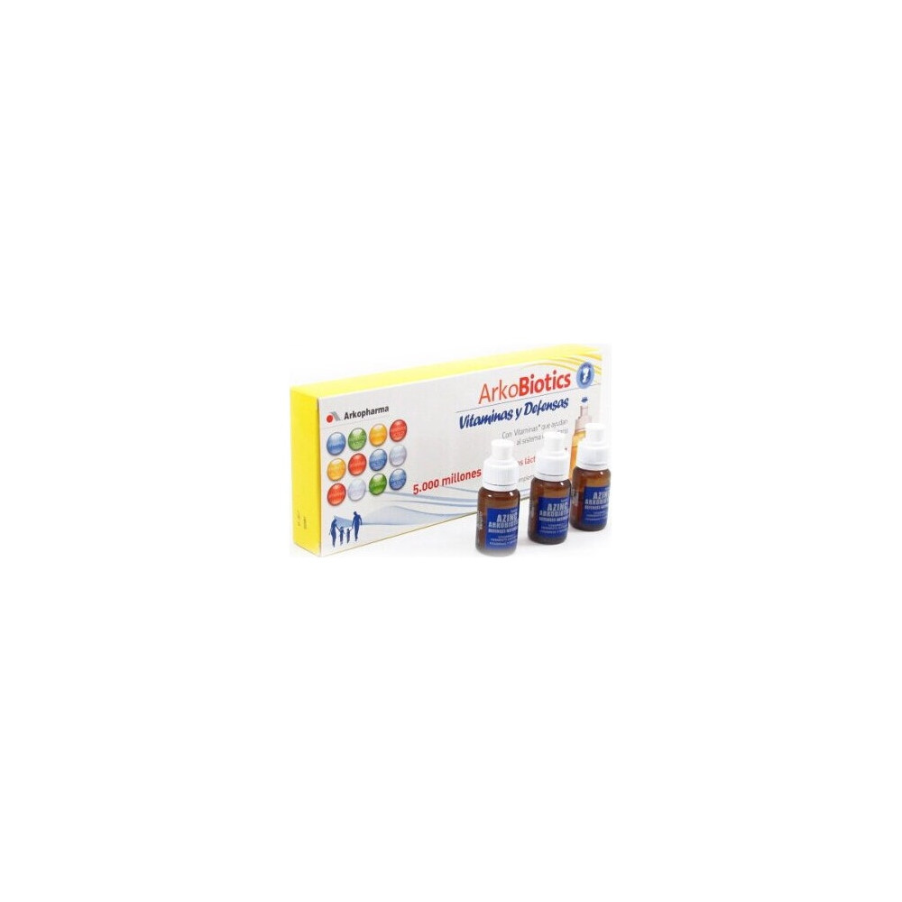 Arkopharma Arkobiotics Vitaminas Y Defensas Niños, 7 Ampollas