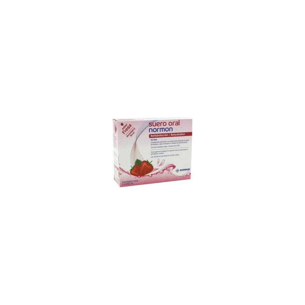 Sueroral Normon Fresa Pack 2 X 250 Ml