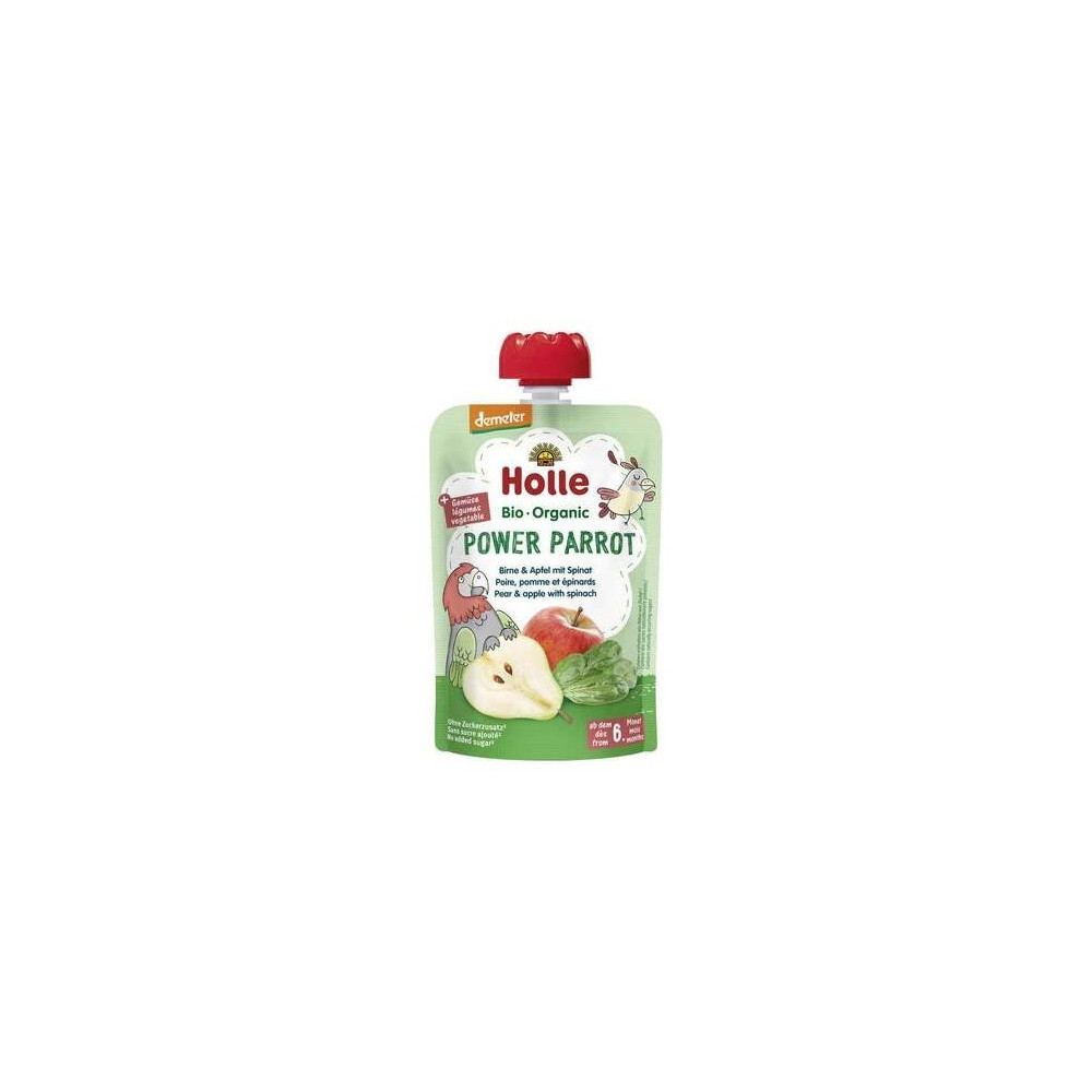 Smoothie Power Parrot Pera-Espinacas 6Meses 100Gr.