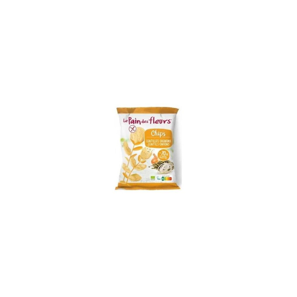 Chips De Lentejas Con Cebolla 50Gr. Bio Sg Vegan