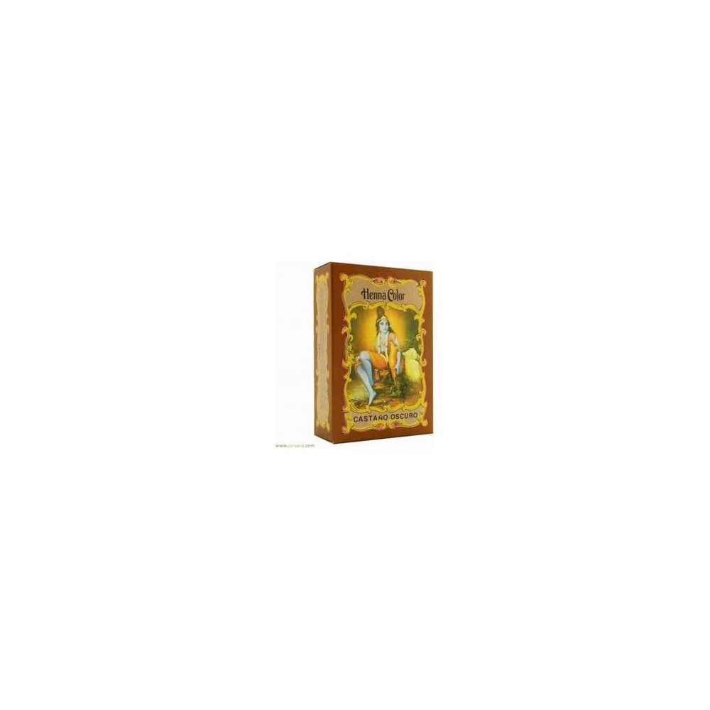 Radhe Shyam Henna Castaño Oscuro Prof Polvo 100Gr