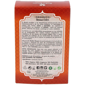 Radhe Shyam Henna Tinte Natur Cobre Polvo 100Gr