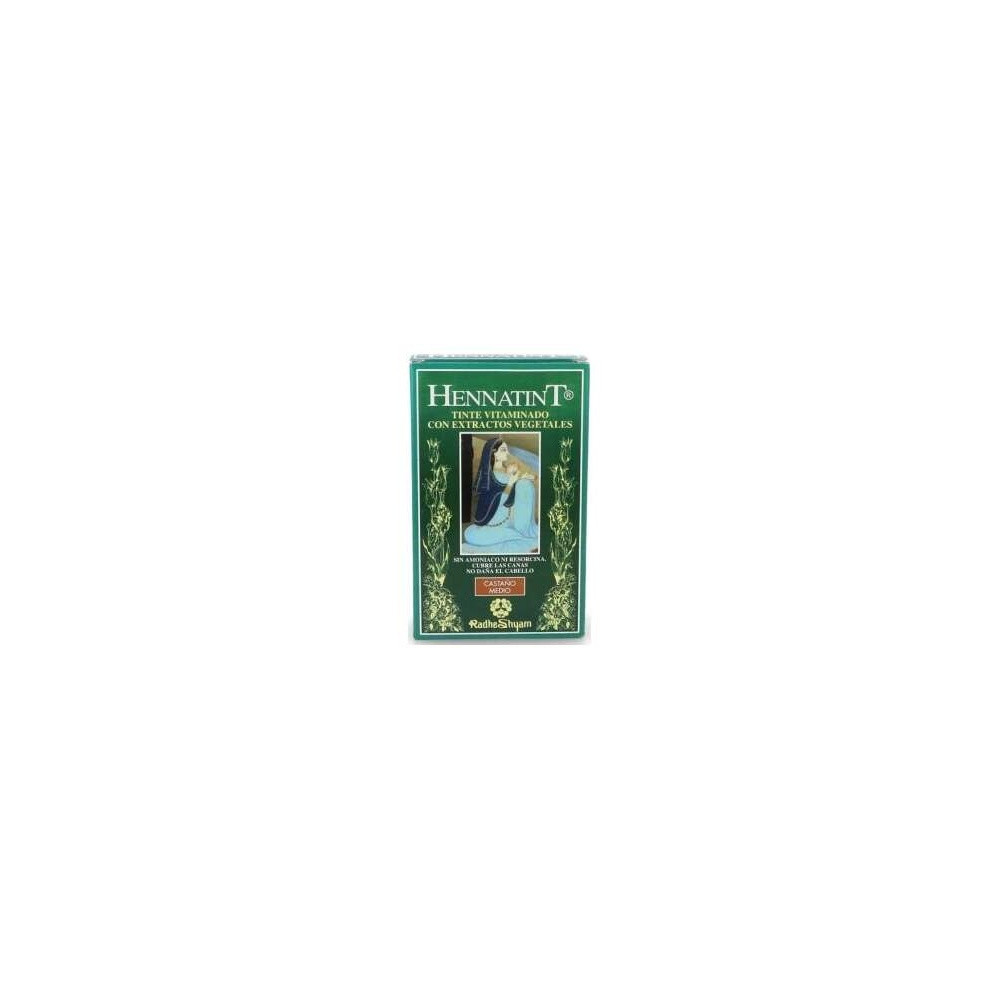 Radhe Shyam Hennatint Castaño Medio 60Ml