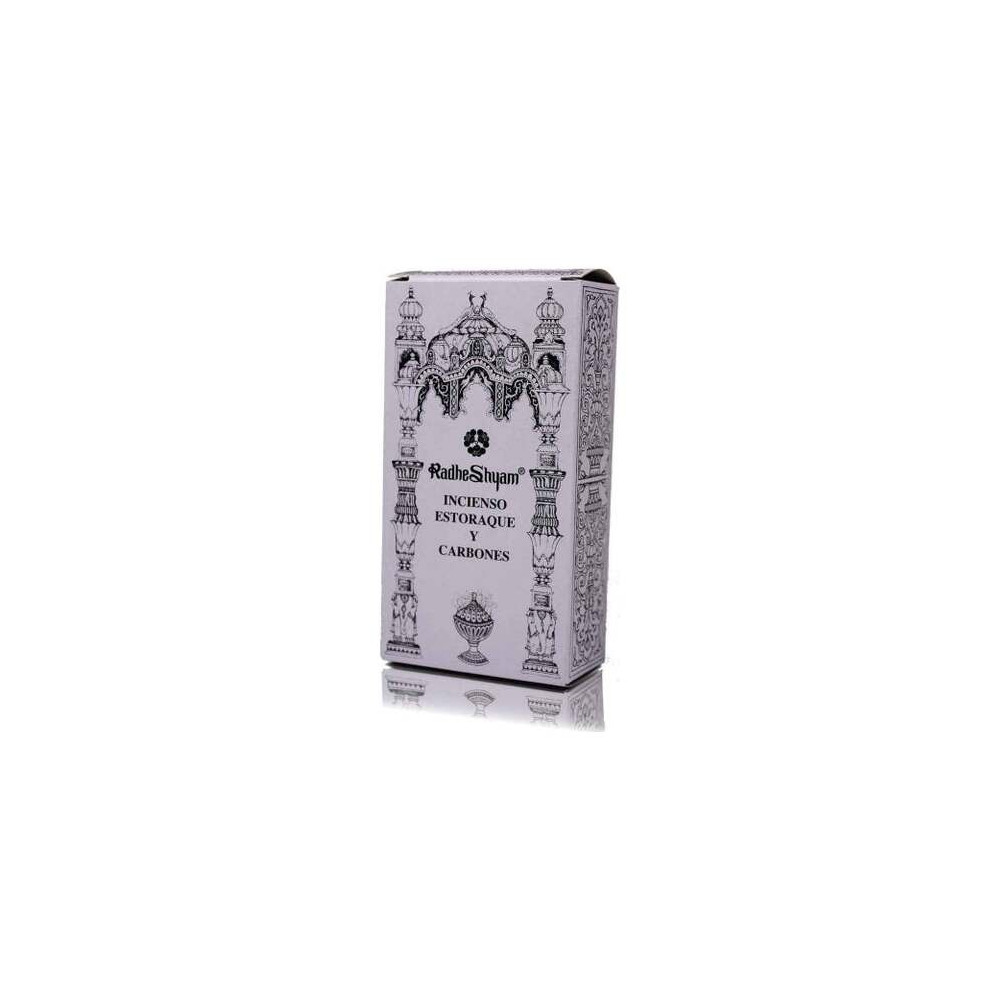 Radhe Shyam Incienso Estoraque Carbones 100G