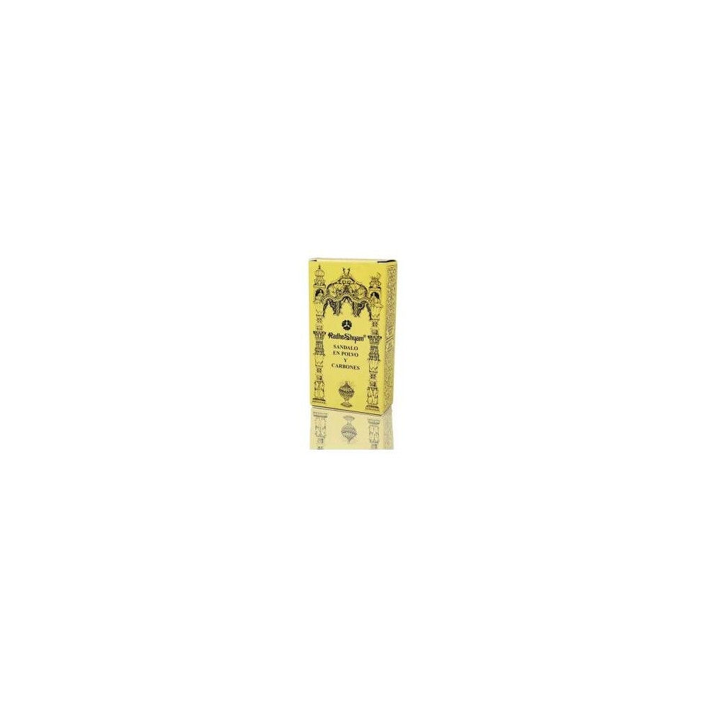 Radhe Shyam Incienso Sandalo En Polvo Y Carbones 100G