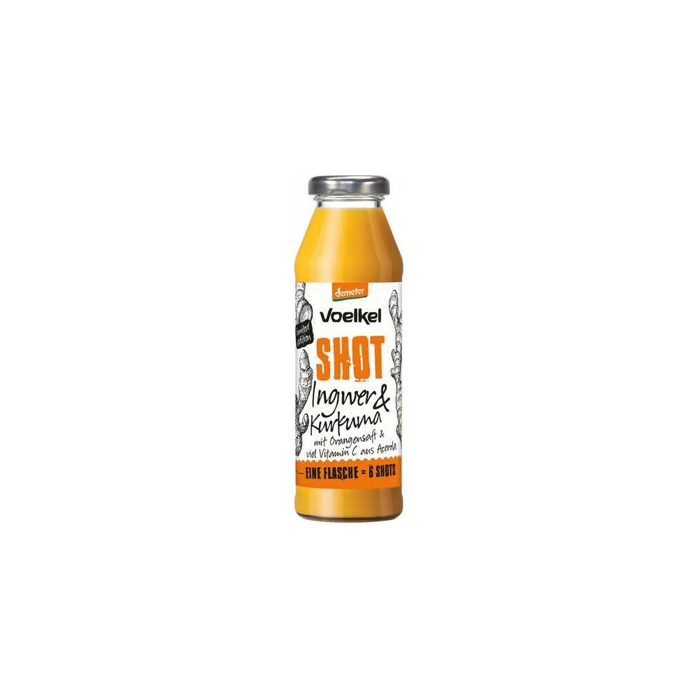 Voelkel Shot De Jengibre Curcuma Naranja Acerola Limon 280Ml