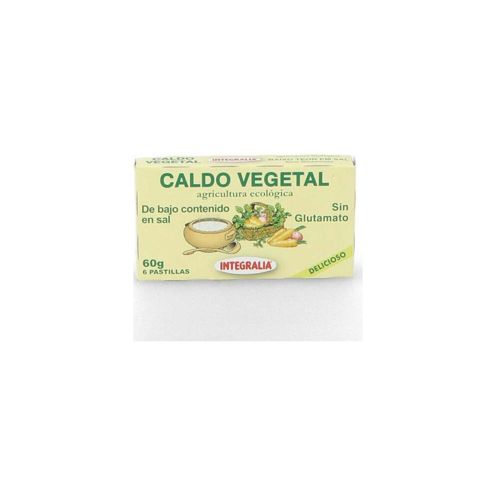Integralia Caldo Vegetal Eco Bajo En Sal 60G