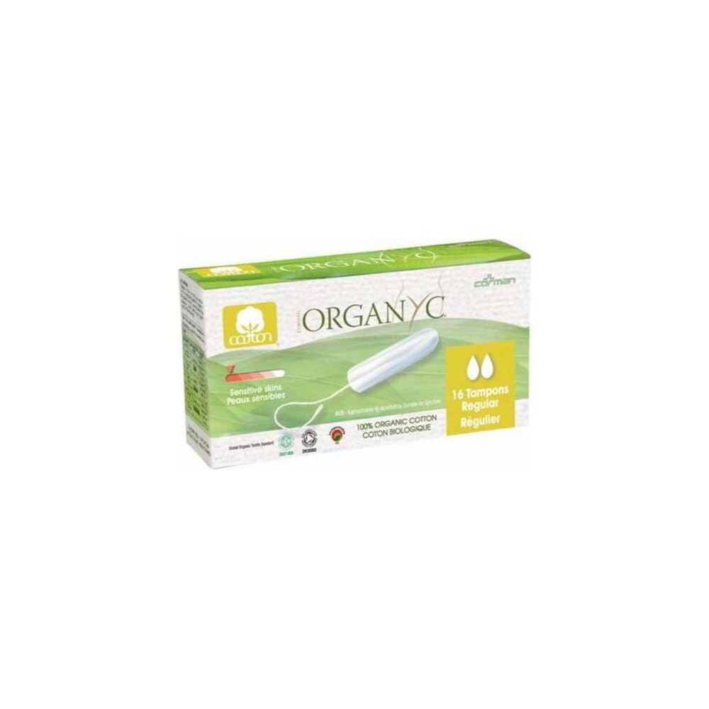 Organyc Tampón Regular Sin Aplicador 16Uds
