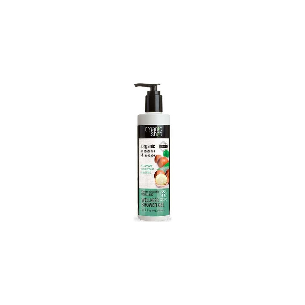 Organic Shop Gel De Ducha Nutritivo Macadamia De Kenia 280Ml
