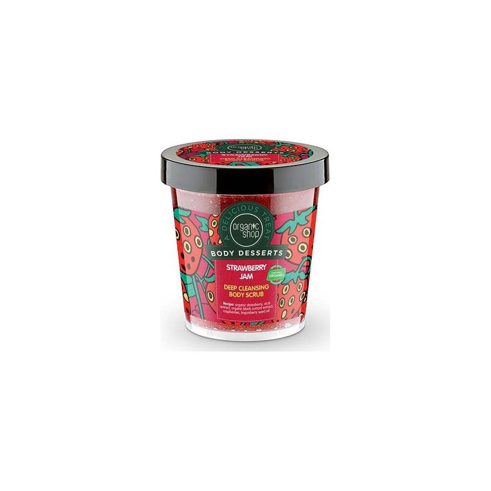 Organic Shop Exfoliante Corporal Mermelada De Fresa 450Ml