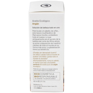 Aceite De Argan Eco 100% Puro 60Ml.