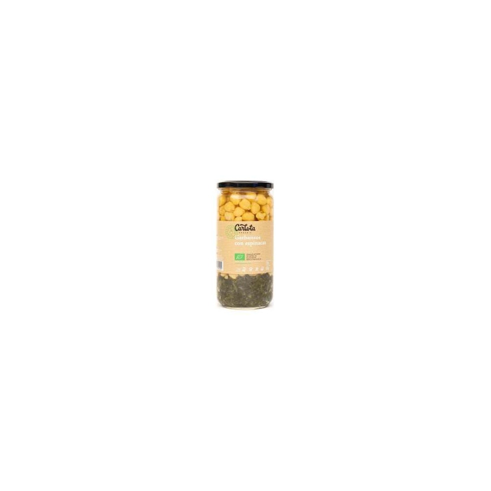 Carlota Organic Garbanzos Con Espinacas 720G