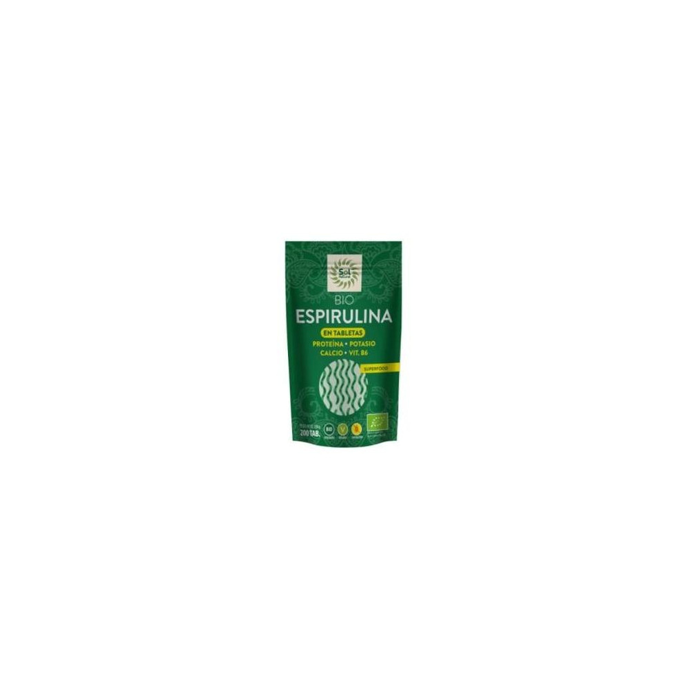 Solnatural Espirulina 200Tabs