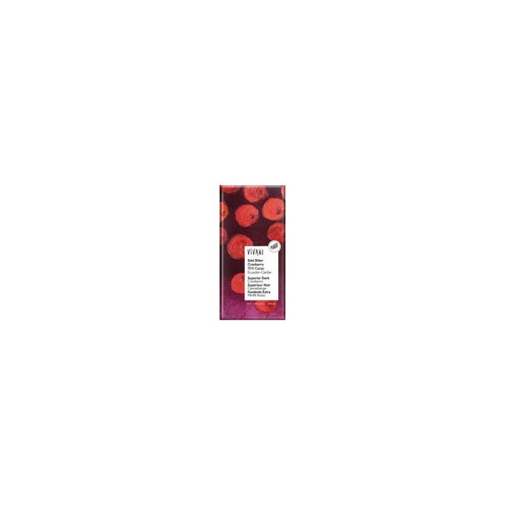 Chocolate Negro Superior 70% Arandanos 100Gr Vegan
