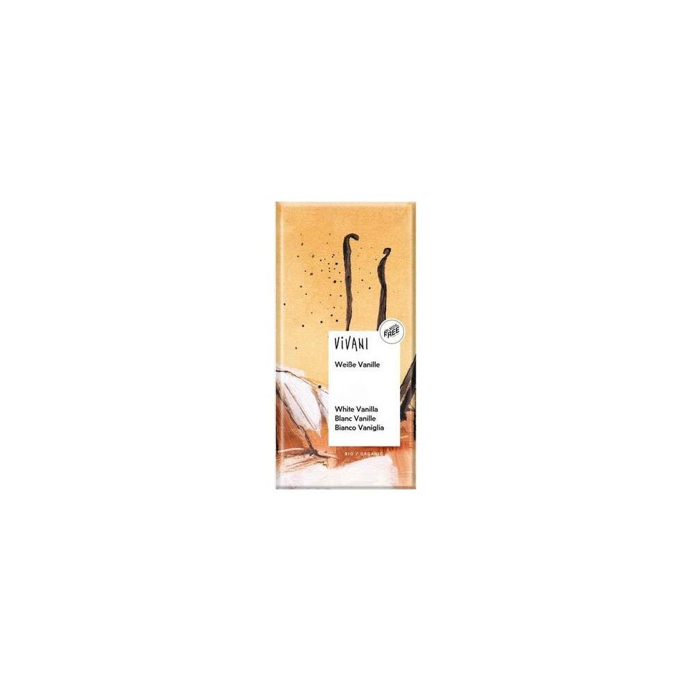 Vivani Chocolate Blanco Con Vainilla Bourbon Bio 80G
