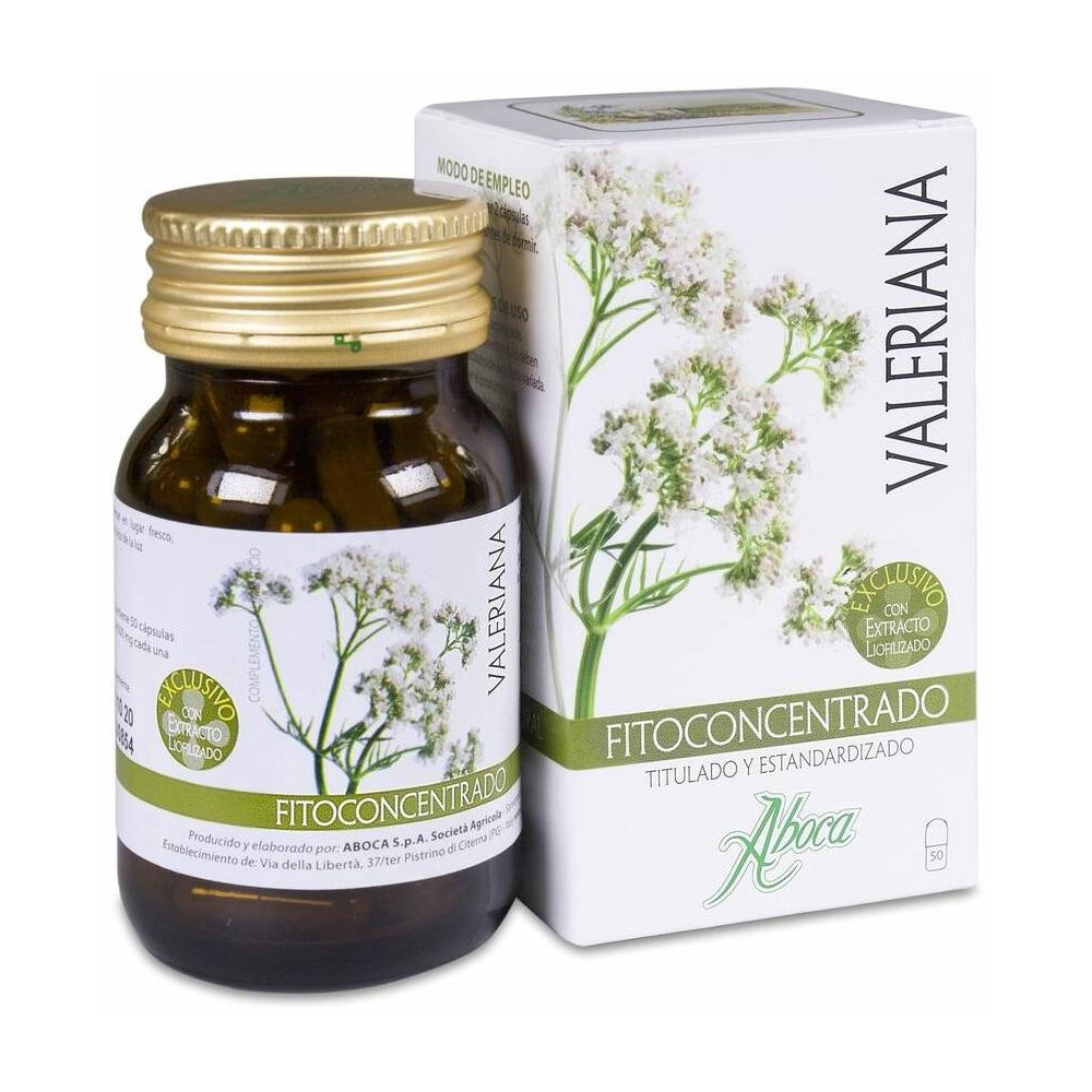 Aboca Fitoconcentrado Valeriana 500Mg 50 Cápsulas