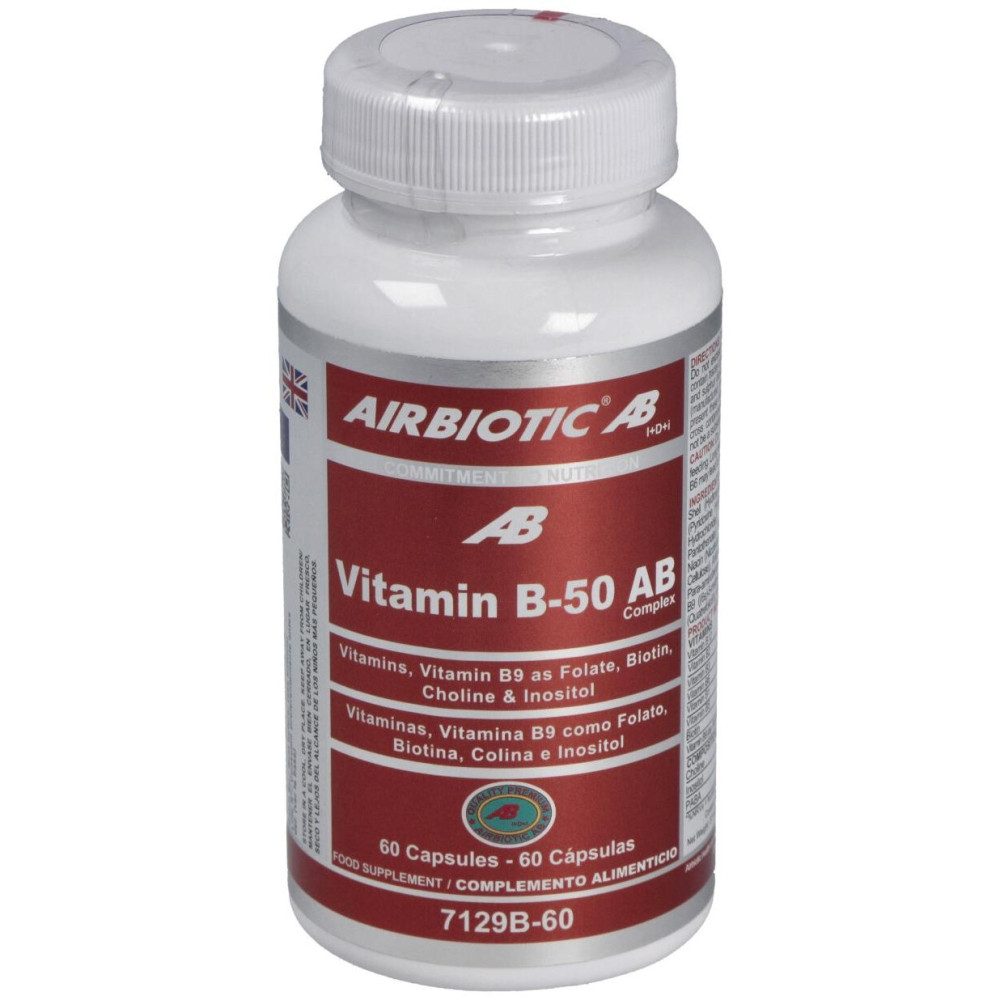 Airbiotic Vit B-50 Ab Complex 60 Cápsulas