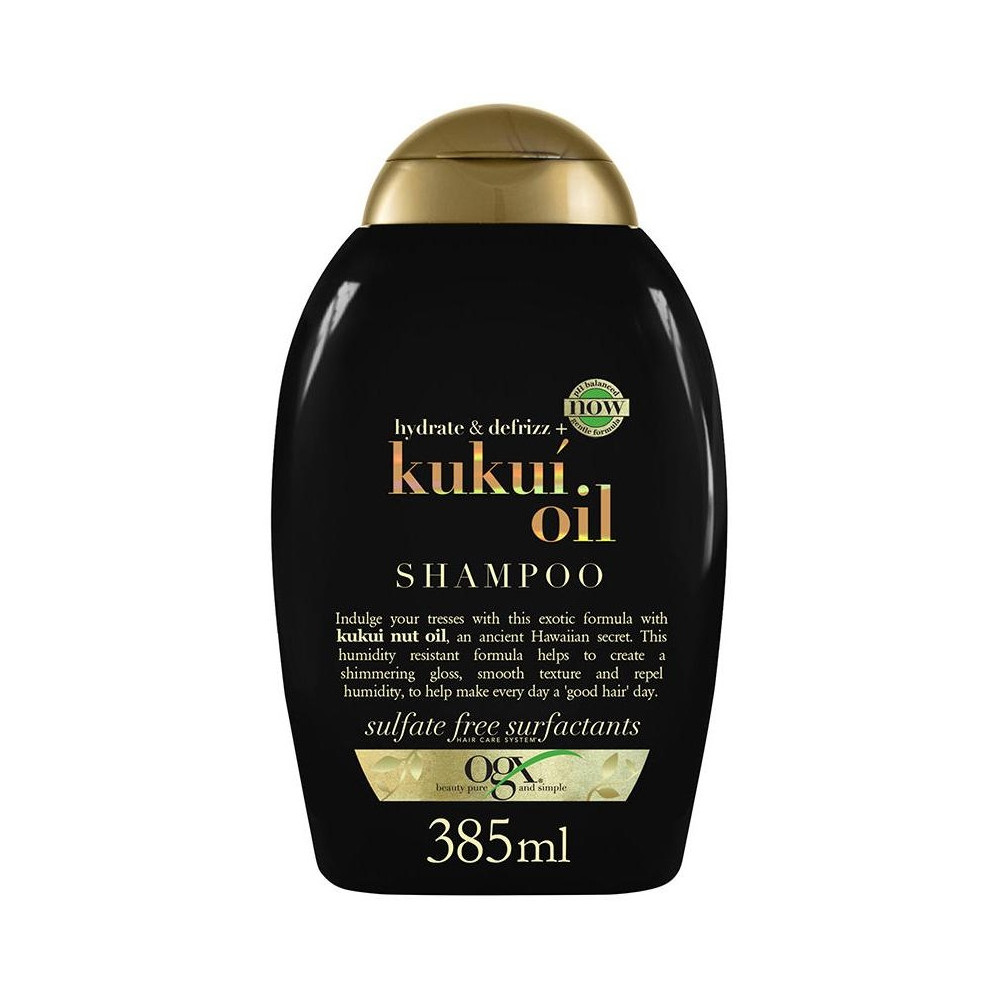 Champu Kukui Hidratante Antiencrespamiento 385Ml.