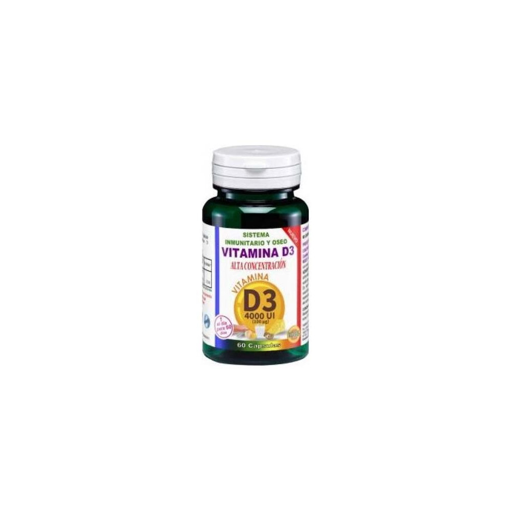 Vitamina D3 4000Ui Alta Concentracion 60Cap.