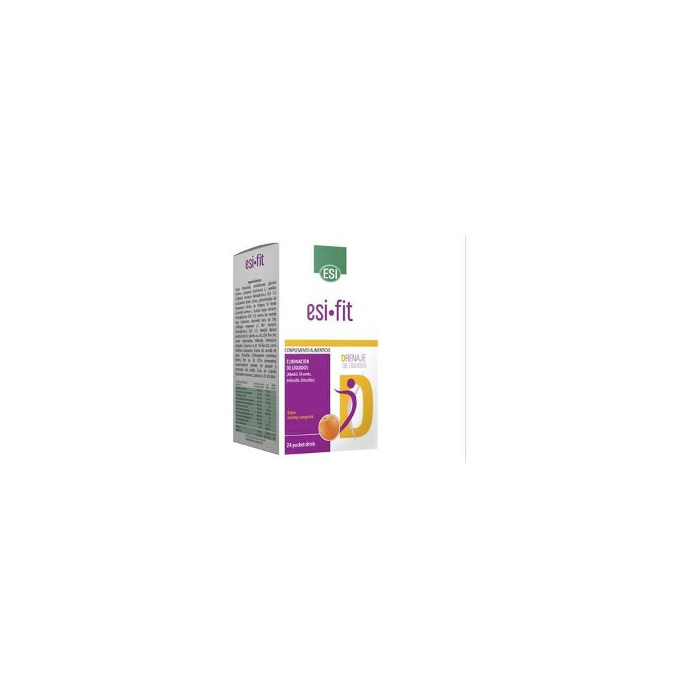 Esi Fit Drenaje De Líquidos Naranja Sanguina 24 Sobres