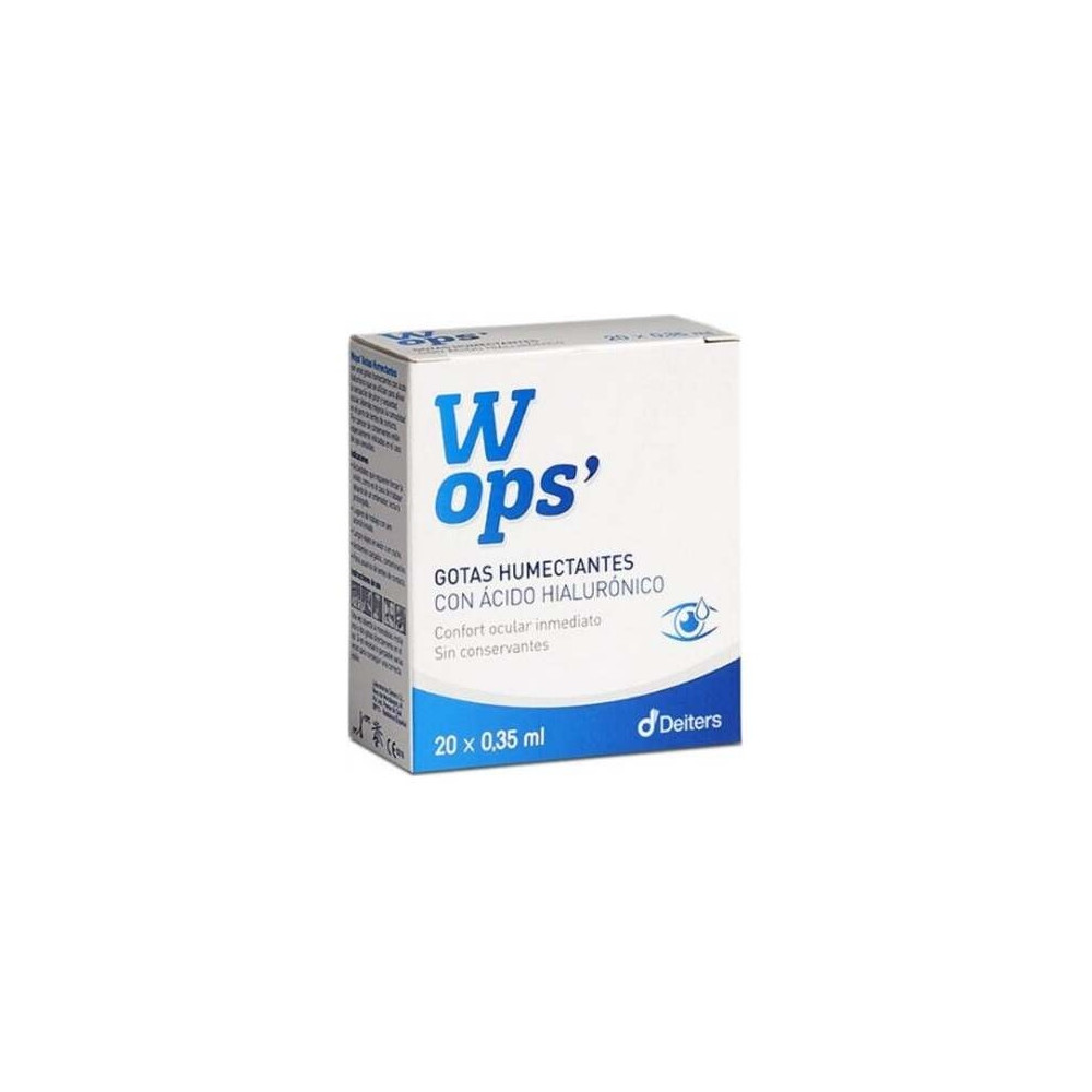 Wops Gotas Oftálmicas Hidratantes 20 Monodosis