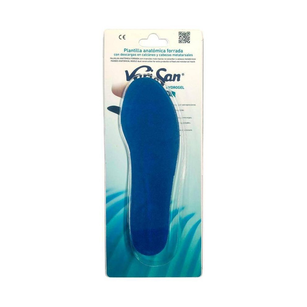 Vari+San Plantilla Forrada Hydrogel Talla 3 (41/42) 2Uds