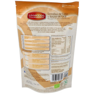 Semillas De Lino Y Goji Molidas En Frio 200Gr.