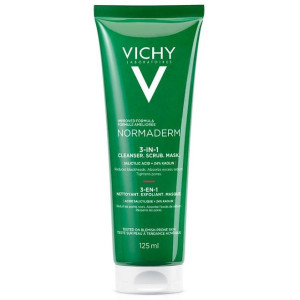 Vichy Normaderm 3 En 1 Limpiador Exfoliante Mascarilla 125Ml