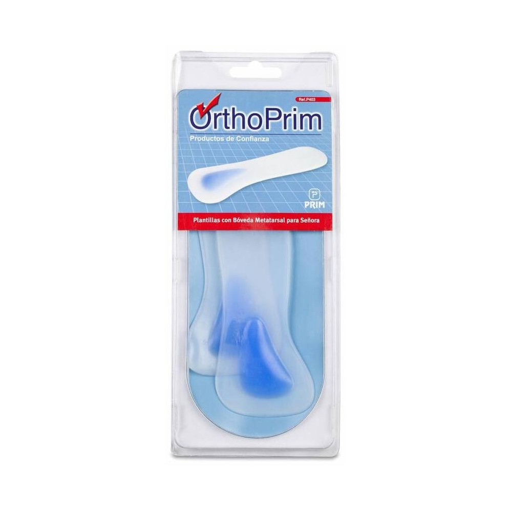 Orthoprim Plantilla Con Bóveda Metatarsal Talla L, 1 Par