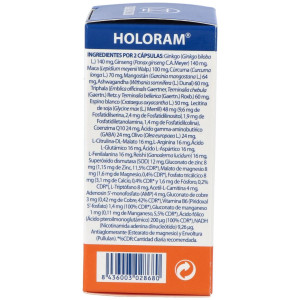 Equisalud Holoram Cerevitan 60 Cápsulas