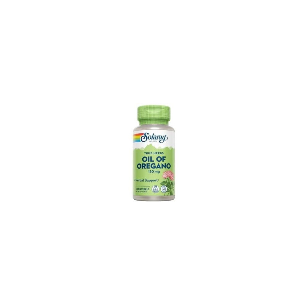 Solaray Oil Of Oregano 60 Perlas