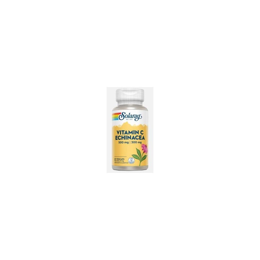 Vitamina C 500Mg + Echinacea 300Mg. 60Cap.