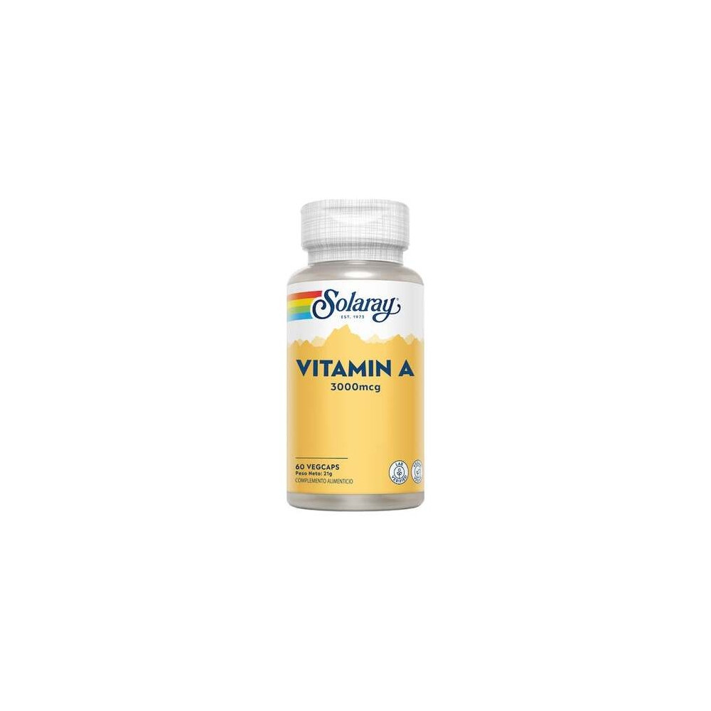 Solaray Vitamina A 3000Mcg 60Caps