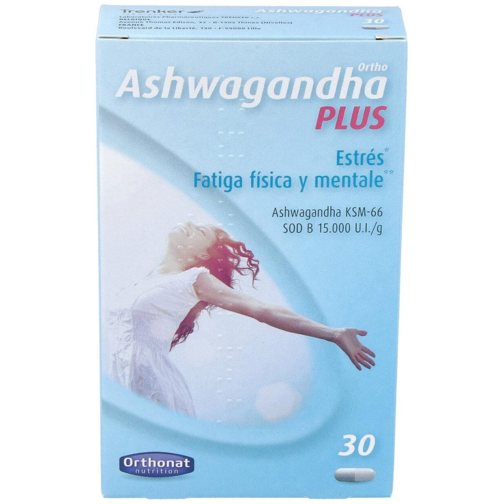 Orthonat Ortho Ashwagandha Plus Estrés 30Cáps.