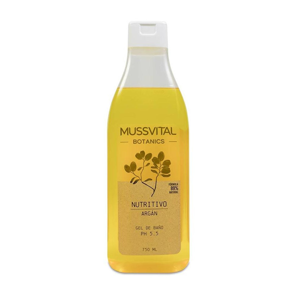 Mussvital Essentials Gel De Baño Aceite De Argán, 750 Ml