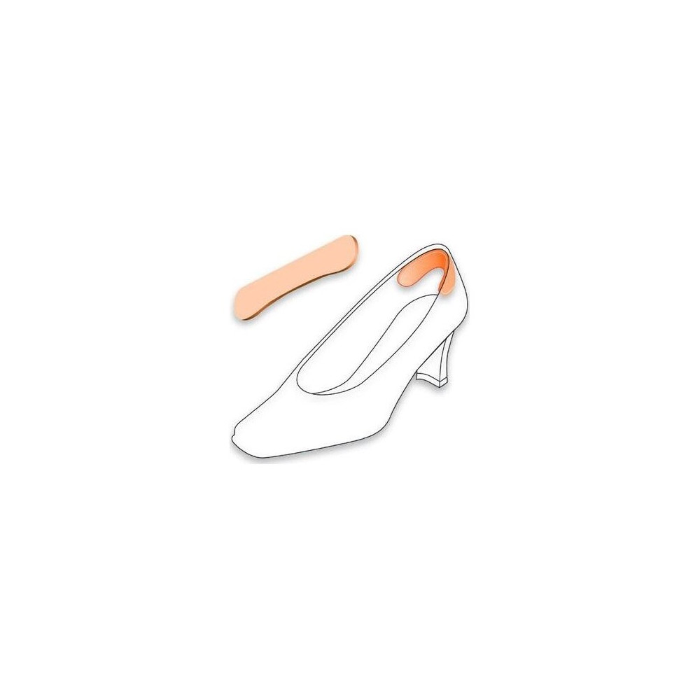 Comforsil Protector De Talón Autoadhesivo En Silicona, 2 Pares
