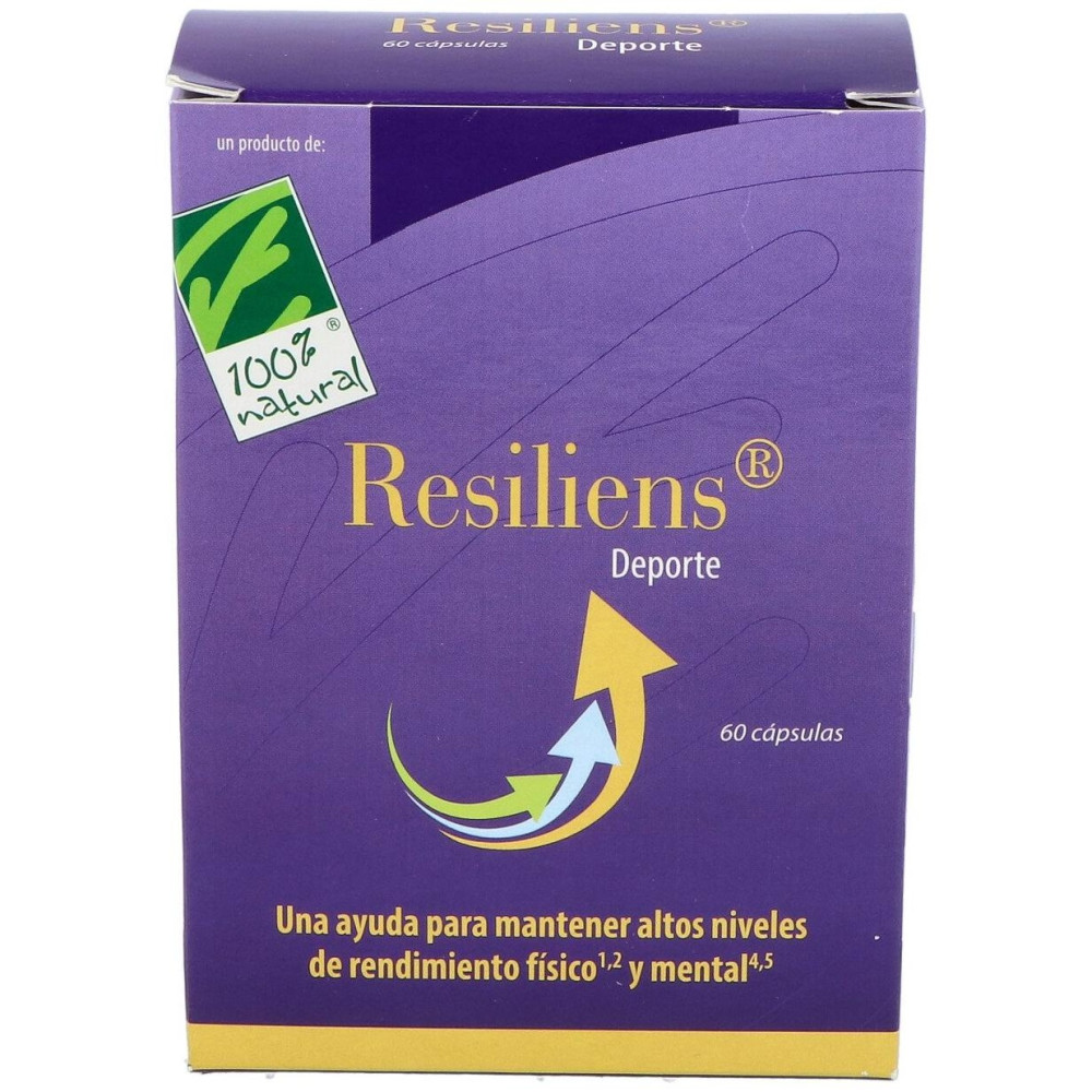 100% Natural Resiliens Deporte 60 Cápsulas