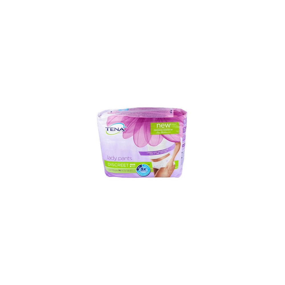 Tena Protective Underwear Discreet T-Media 12Uds