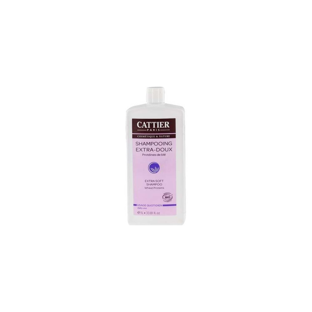 Cattier Shampooing Extra Doux 1Litre