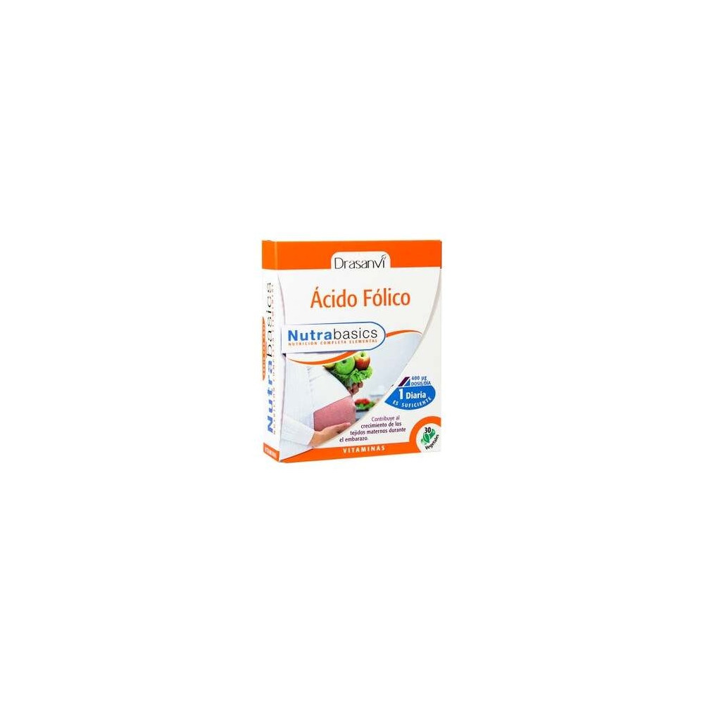 Drasanvi Ácido Fólico Nutrabasics 30Caps
