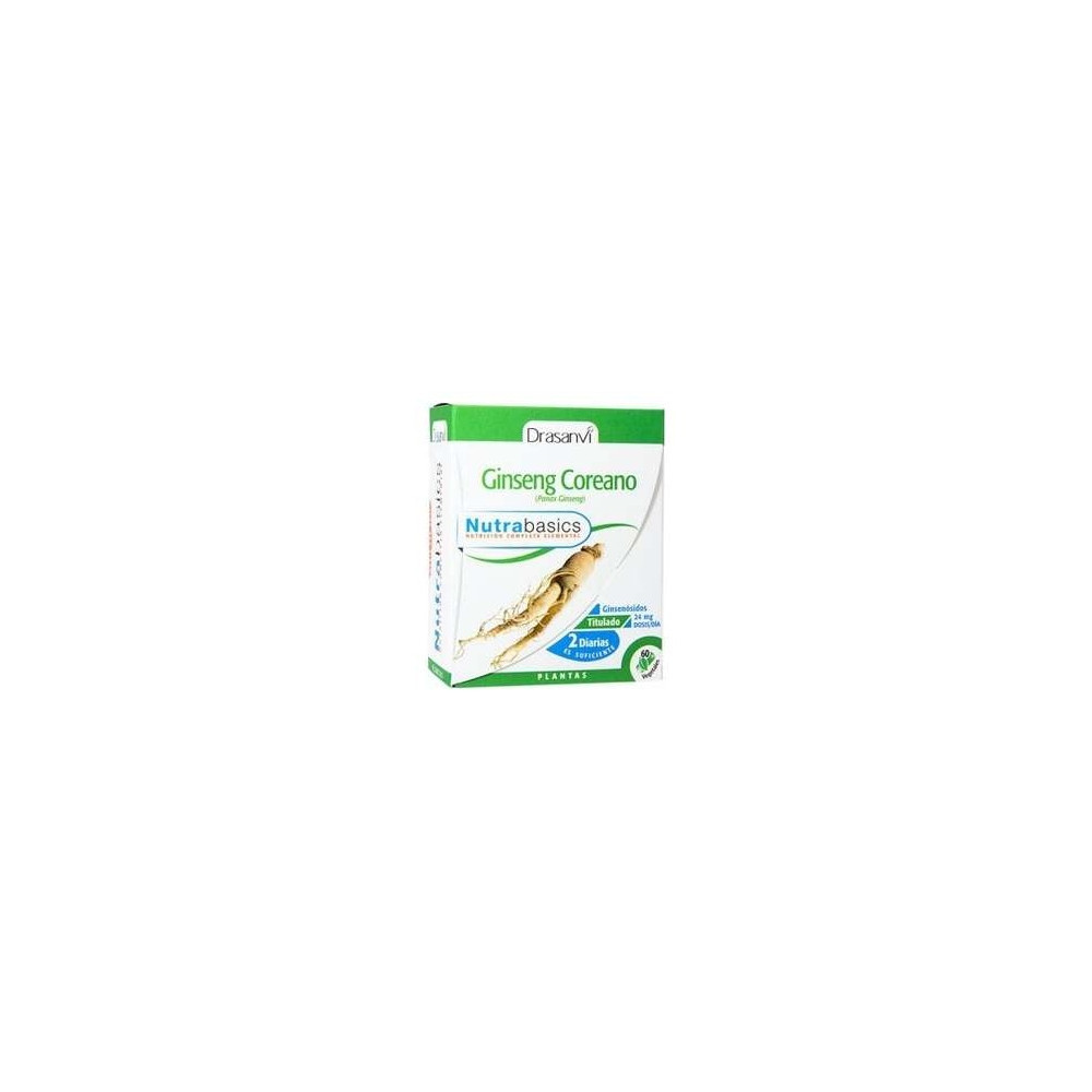 Nutrabasics Ginseng Coreano 60Caps.