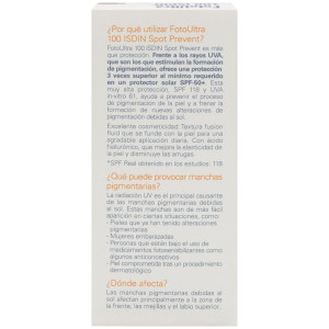 Isdin Fotoultra 100 Spot Prevent Fusion Fluid Antimanchas Spf 50+, 50 Ml