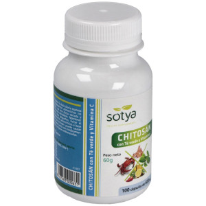 Sotya Chitosán + Té Verde + Vitamina C 600Mg 100Cáps